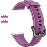 Aktarmobile Huawei Band 6 Silikon Kordon Premium Spor Kayış - Tam Uyumlu Pim Tasarımı - 14 Renk - Mürdüm