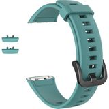 Aktarmobile Huawei Band 6 Silikon Kordon Premium Spor Kayış - Tam Uyumlu Pim Tasarımı - 14 Renk - Petrol Mavisi