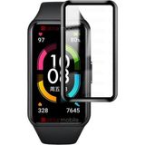 AktarMobile Huawei Band 6 Uyumlu Ekran Koruyucu 3D Tam Kapatan Kavisli Ppma Nano Cam Tam Uyumlu - Şeffaf