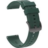 AktarMobile Huawei Watch Gt Runner / Gt3 Se 46 mm Uyumlu Yumuşak Silikon Kordon Spor Kayış Soft Jel Silikon - Koyu Yeşil