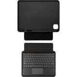 AktarMobile iPad Air 4. 5. Nesil 10.9" Uyumlu Klavyeli Kılıf Standlı Bluetooth Klavye Trackpad Keyboard - Siyah