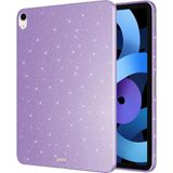 AktarMobile iPad Air 4. 5. Nesil 10.9" Uyumlu Simli Silikon Kılıf Işıltılı Parlak Kapak Esnek Tpu - Lila