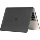 AktarMobile MacBook Air 13 2020 ile Uyumlu Karbon Fiber Desenli Koruyucu Kılıf, A2337, Siyah
