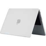 AktarMobile MacBook Pro 16 M3 2024 Kılıf Koruyucu Kapak 16.2" A2991 Uyumlu Mat Tasarım Hava Kanallı - Mat Şeffaf - Pro 16 M3/M4/M5