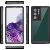 AktarMobile Samsung Galaxy S23 Ultra ile Uyumlu Su Geçirmez, Toz Geçirmez, Anti Shock Kılıf, Siyah-Yeşil
