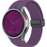AktarMobile Samsung Galaxy Watch 6 Classic 43 / 47 mm Silikon Kordon Magnetik D Tokalı Spor Kayış Mıknatıslı - Galaxy Watch 6 Classic 43 47 mm - Mor