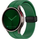 AktarMobile Samsung Galaxy Watch 6 Classic 43 / 47 mm Silikon Kordon Magnetik D Tokalı Spor Kayış Mıknatıslı - Galaxy Watch 6 Classic 43 47 mm - Yeşil
