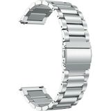 AktarMobile Samsung Galaxy Watch 7 40 / 44 mm Uyumlu Metal Kordon Premium Paslanmaz Çelik Kayış Baklalı Model - Galaxy Watch 7 40 44 mm - Gümüş