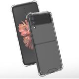 AktarMobile Samsung Galaxy Z Flip 4 Uyumlu Şeffaf Kılıf, Anti Shock Darbe Emici Silikon Kapak, Esnek TPU