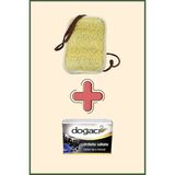 Aktarzane Kabak Lifi Kese El Geçmeli İpli Kare + Doğacı Çörekotu Zeytinyağlı Doğal Sabun 150gr Banyo Hamam Kesesi Spa Seti