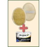 Aktarzane Kabak Lifi Kese Küçük Boy yuvarlak + Doğacı Çörekotu Zeytinyağlı Doğal Sabun 150gr Banyo Hamam Kesesi Spa Seti