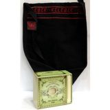 Aktarzane Kelebek Tellak Kese Ucu Kıvrık + Zeytin Sabunu Banyo Hamam Kesesi Spa Seti