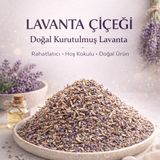 AKTARZANE Lavanta Çiçeği – Doğal Kurutulmuş Lavanta (Rahatlatıcı & Aromatik) 50 gr