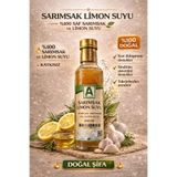 Aktarzane Limon Sarımsak Kürü %100 Saf Sarımsak ve Limon Suyu 250 ml Katkısız Doğal Kür