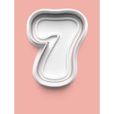 Aktastore 7 Numara Kurabiye Kalıbı Ve Şeker Hamuru Kalıbı - Yedi Rakamı