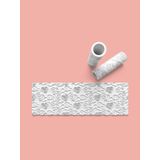 Aktastore Bulut Dokulu Hamur Seramik Polimer Kil Desen Verici Rulo Silindir 10 Cm Uzunluk 0769-8