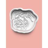 Aktastore Köpek Yüzü Kurabiye Kalıbı Ve Şeker Hamuru Kalıbı 0380-1