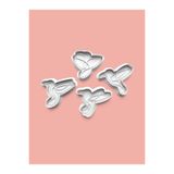 AKTASTORE Kuş Kurabiye Kalıbı Ve Şeker Hamuru Kalıbı 4'lü Set 0819-set