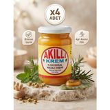 Aktavarium Akıllı Krem %100 Doğal Ağrı ve Masaj Kremi 120 gr X4 Adet - Beyaz - Sarı