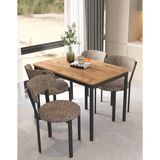 Akte Home Luna 4 Kişilik Mutfak Masa Sandalye Takımı 70X110 cm - Atlantik Çam - 70 x 110 cm