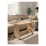 Aktehome Tekerlekli Orta Sehpa 60x100 cm Sonomo