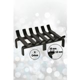 AKTEPE GROUP 36 cm x 32 cm 6 Çubuklu Ekstra Şömine Izgarası Dar Gözlü Izgara