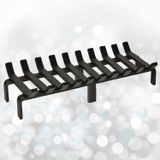 AKTEPE GROUP 60 cm x 32 cm 10 Çubuklu Ekstra Şömine Izgarası Dar Gözlü Izgara