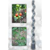 AKTEPE Group Bitki Teli 20 Adet 150 Cm Metal Spiral Bitki Çubuğu Bitki Bağlama Destek Teli Sebze Ve Çiçek Teli
