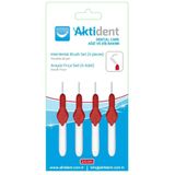 Aktident 2.5 mm Kırmızı 4 Adet Arayüz Fırçası