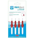 Aktident Kırmızı 4 Adet 0.50 mm Arayüz Fırça Seti