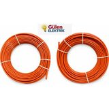Aktif 14 Lük Kangal Halojen Free Boru Kırmızı 100METRE