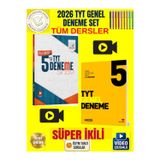 Aktif 2026 Tyt 5 Li Genel Deneme Kuvvet Serisi +Hız Tyt 5 Li Genel Deneme Set+Kalem
