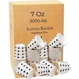 Aktif 7 Oz Karton Bardak 3000 Ad. Koli - Renkli