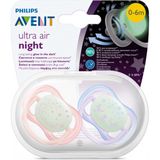 Aktif Bebek Philips Avent Ultra Air Night Karanlıkta Parlar Gece Emziği 0-6 Ay Kız