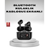 Aktif Gürültü Engelleme (Anc) Kablosuz Bluetooth Kulaklık – Dijital Ekranlı Dokunmatik Ve Uzun Pil Ö