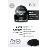 Aktif Karbon Diş Temizleme Tozu 50 Gr Extra Beyazlatıcı Diş Tozu + Nane Ad01