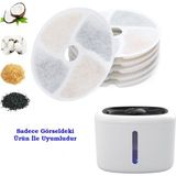Aktif Karbon Yedek Filtre Seti, 10 Adet, Uyumlu Model: KPF-10550, Temiz ve Saf Su Için - Seçenek 1