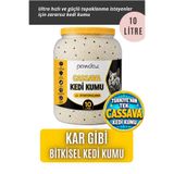Aktif Karbonlu Cassava Kedi Kumu 10 Litre - Kokusuz, Hızlı ve Güçlü Topaklanma