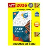 Aktif Öğreten Biyoloji Ayt 0'Dan Başlayanlara Özel Konu Anlatımlı Soru Bankası Kitabı 2026