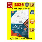 Aktif Öğreten Geometri Tyt-Ayt 0'Dan Başlayanlara Özel Konu Anlatımlı Soru Bankası Kitabı 2026