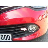 Aktif Oto Krom Renault Clio Uyumlu 4 Sis Farı Çerçevesi 2 Parça Krom 2012 - 2015