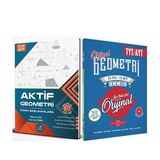 Aktif Tyt Ayt Geometri 0 Dan Başlayanlara Ve Orijinal Yayınları 24 Tyt 17 Ayt Deneme Seti 2 Kitap