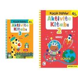 Aktivite Kitabı 3 - Küçük Dahiler 4+Yaş: Pedagog Onaylı & Aktivite Kitabı 2 - Küçük Dahiler 4+Yaş: Pedagog Onaylı (2 Kitap Set)
