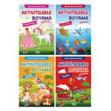 Aktivitelerle Boyama Kitabım Seti (4 Kitap Takım)