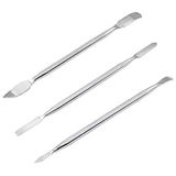 AKTOO 3 Adet Metal Spudger Çift Uçlu Açılan Pry Araçları, Dizüstü Bilgisayar, Tablet, iPhone, iPad, Cep Telefonu Diğer Mobil Cihazlar için Profesyonel Kaldırıcı Açma Spudger