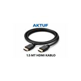 AKTUF 1.5 Metre 4K HDMI Kablo - TV, Monitör, PS, Xbox, Laptop Uyumlu