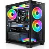 Aktuf Ronin Siyah 3 Rgb Fanlı 600W Power Supply M-Atx Gaming Oyuncu Bilgisayar Kasası - 600 W