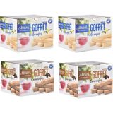 Aktürk Gofret 800 gr Kakaolu ve Vanilyalı 4 Lü Karma Paket