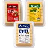 Aktürk Gofret Vanilyalı 475 gr ve Çilek ve Muz Kremalı 430 gr 3 Lü Karma Paket - 1 Adet