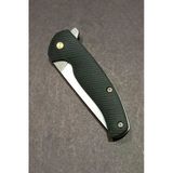 Aktürk İmzalı 18 Cm 4116 Çelik Dokulu Siyah Cep Çakısı